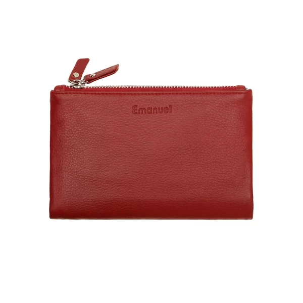 ארנק בינוני מעור Emanuel 6142 – 013291--06 – red – 1