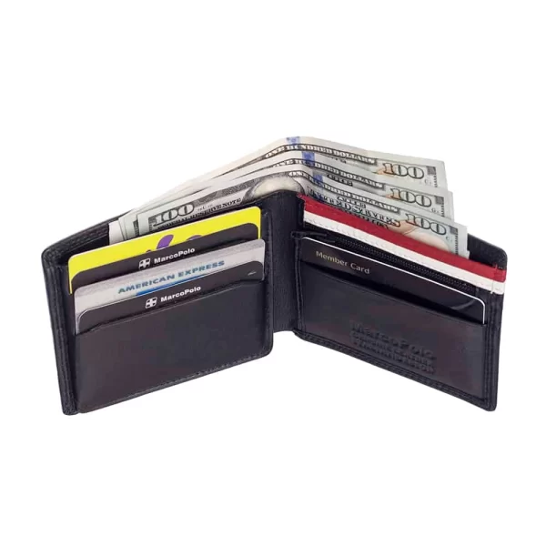 ארנק עור Marco Polo 026442 – 26442 – black – 3