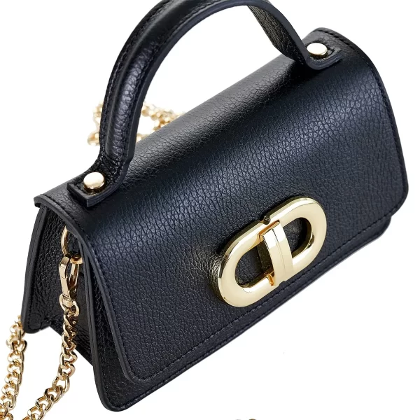 תיק צד קטן מעור Pierre Cardin – 1970--0Z – nero-bk – 2