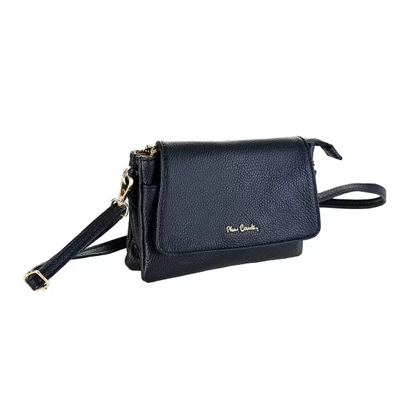 תיק צד קטן מעור Pierre Cardin – 55080--0Z – nero-bk – 2