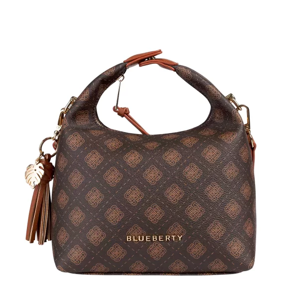 תיק צד קטן Blueberty G6.1 – AW24.G6.1--126E – brown-print – 1