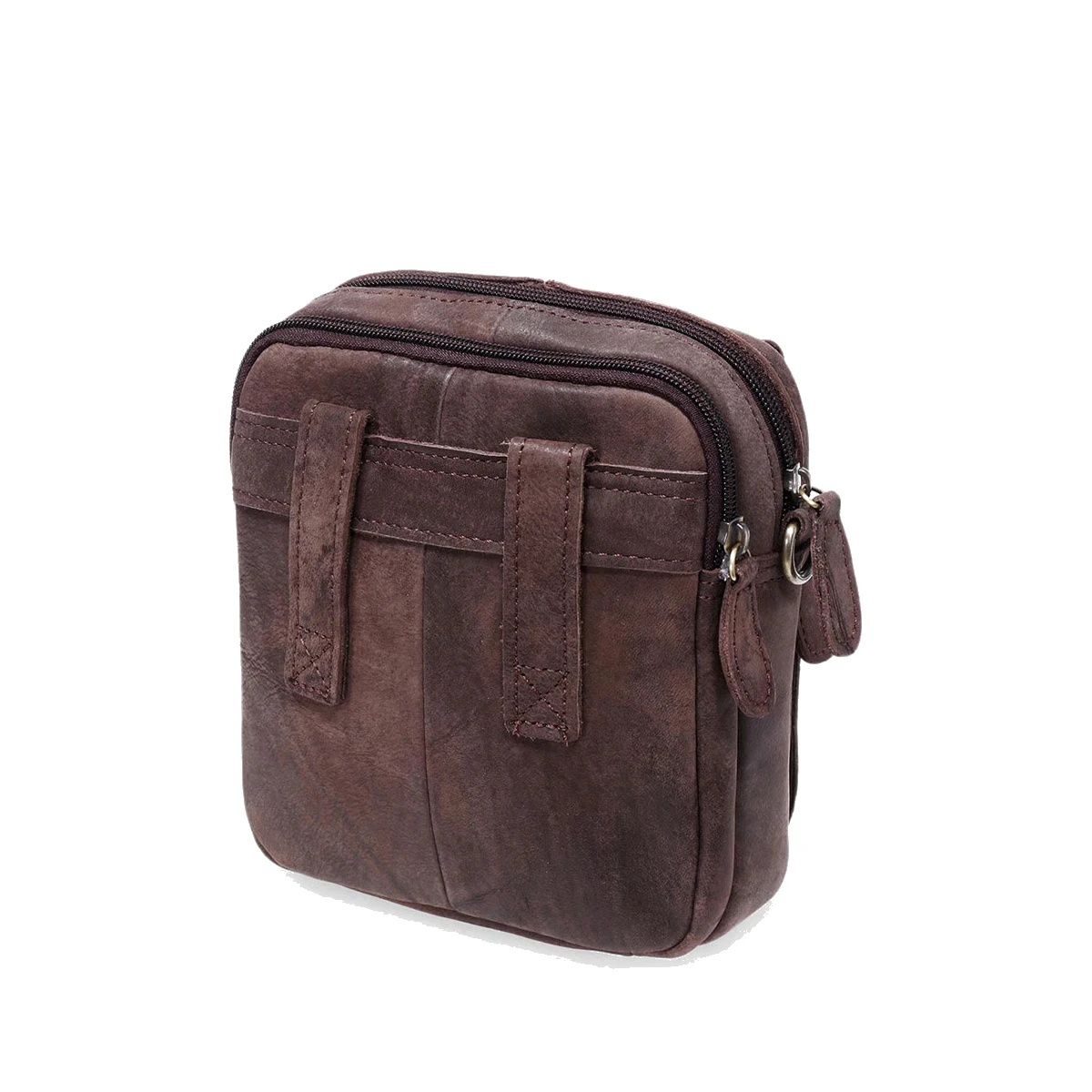 תיק צד מעור Emanuel אוליבר – 10093-2 – חום-כהה – 1