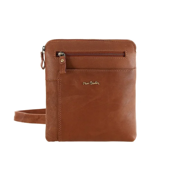 תיק צד בינוני מעור Pierre Cardin – 10423TILAK112--59X – cuoio – 1