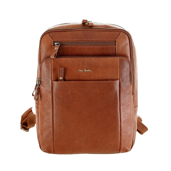 תיק גב גדול מעור Pierre Cardin – 16423TILAK112--59X – cuoio – 1