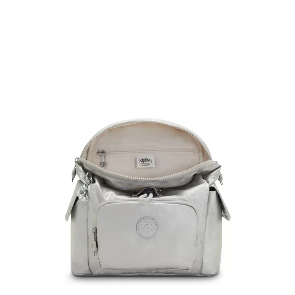 תיק גב קטן Kipling CITY PACK MINI – KI2671QD7 – bright-metallic – 2