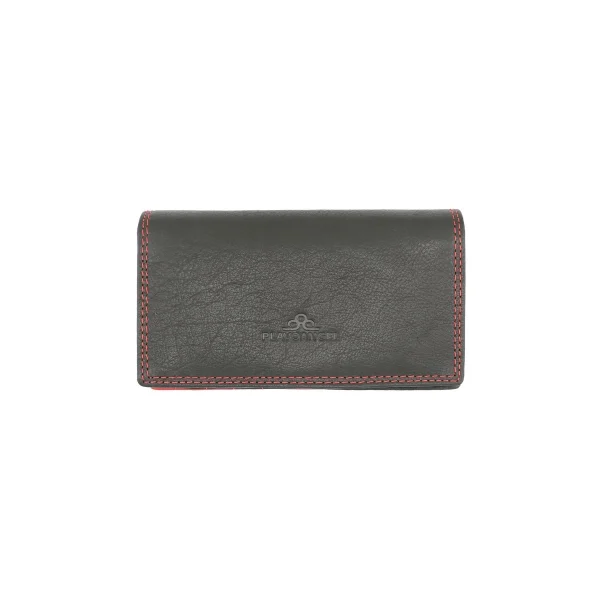 ארנק גדול מעור נאפה iBags – 2021--BLACK-RED – black-red-3 – 1