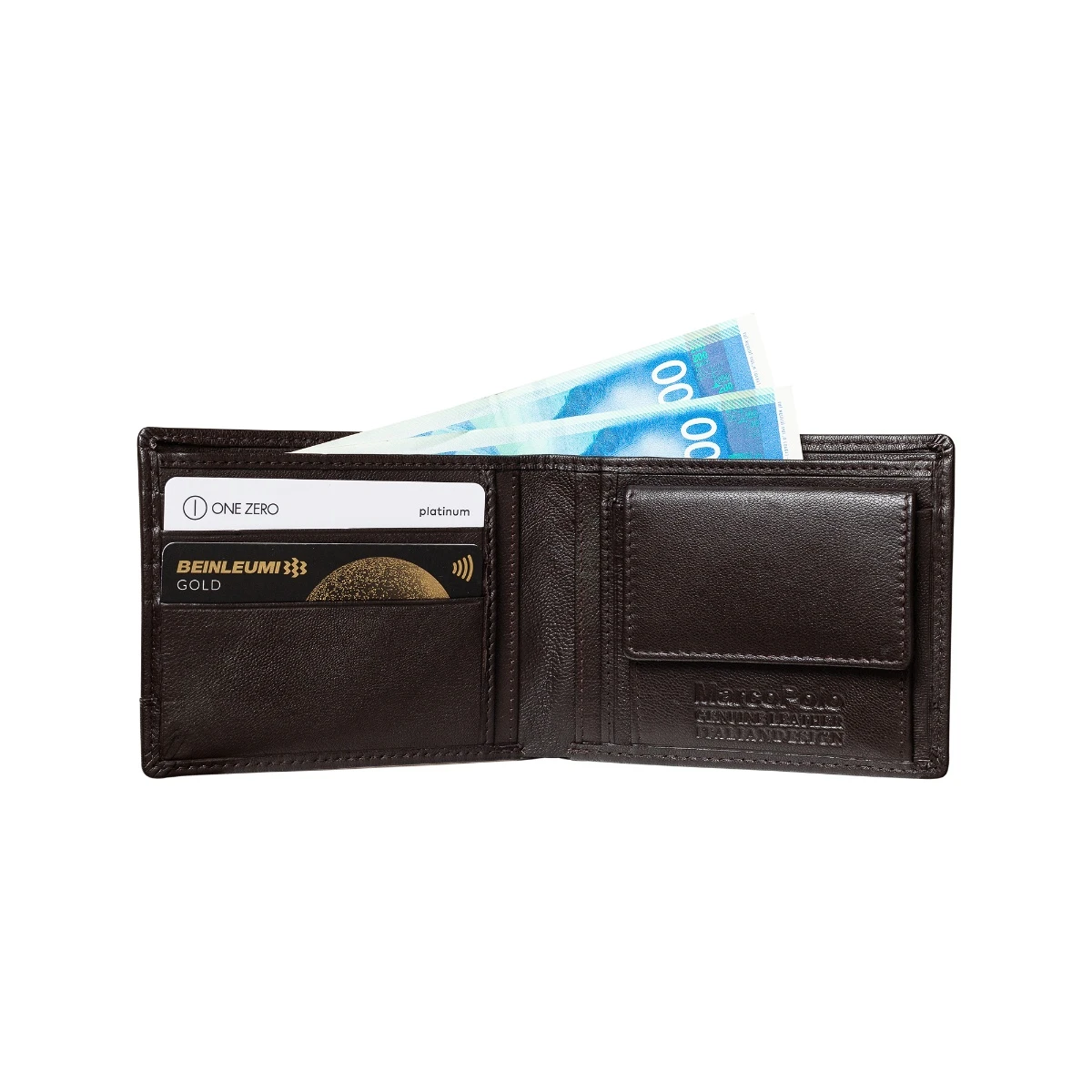 ארנק מעור Marco Polo – 211232-N--YS – brown – 3