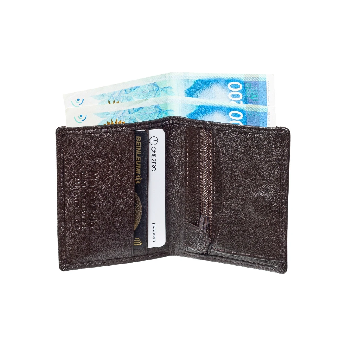 ארנק מעור Marco Polo – 241220-N--YS – brown – 3