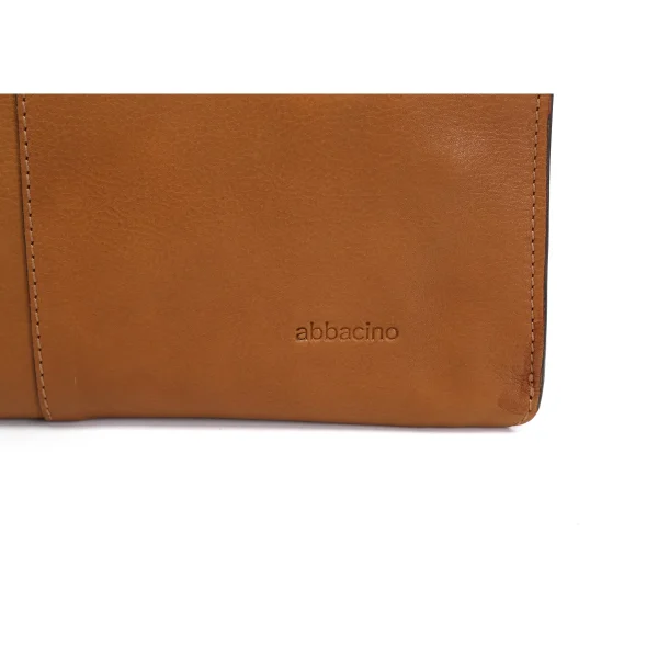 תיק צד בינוני מעור Abbacino – 30394-53 – cognac – 6