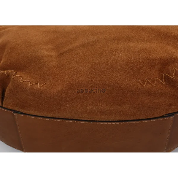 תיק צד בינוני מעור Abbacino – 30405-53 – cognac – 6