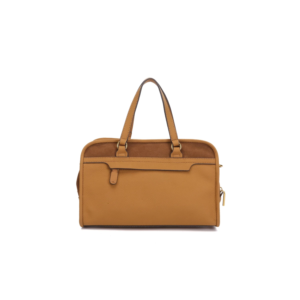 תיק יד בינוני מעור Abbacino ASA – 30419-53 – cognac – 3