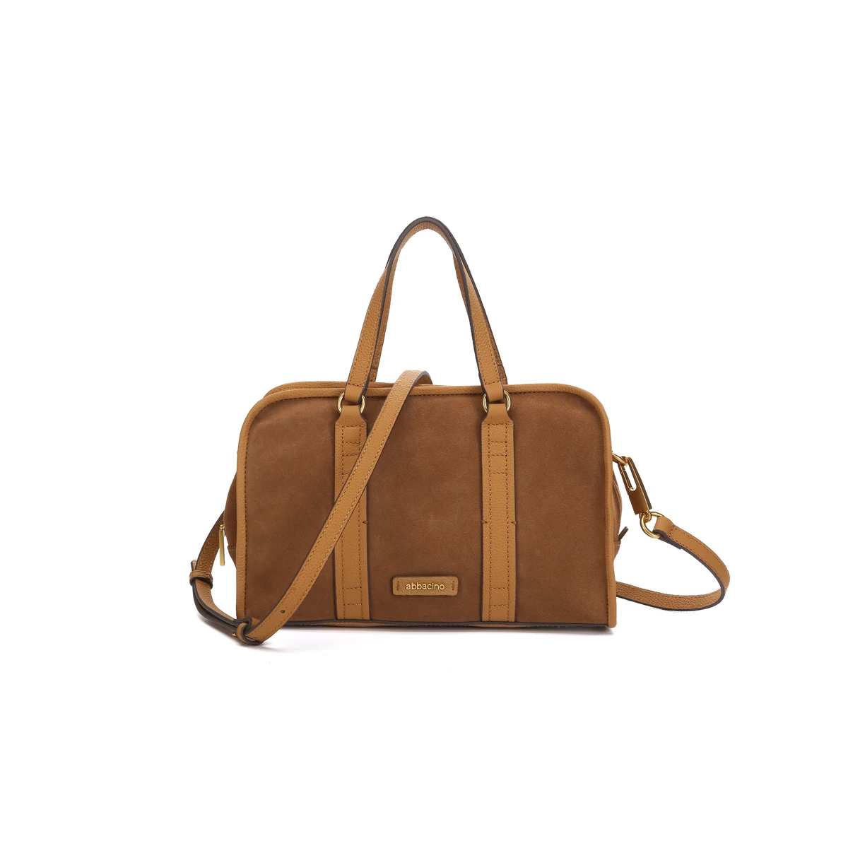 תיק יד בינוני מעור Abbacino ASA – 30419-53 – cognac – 4