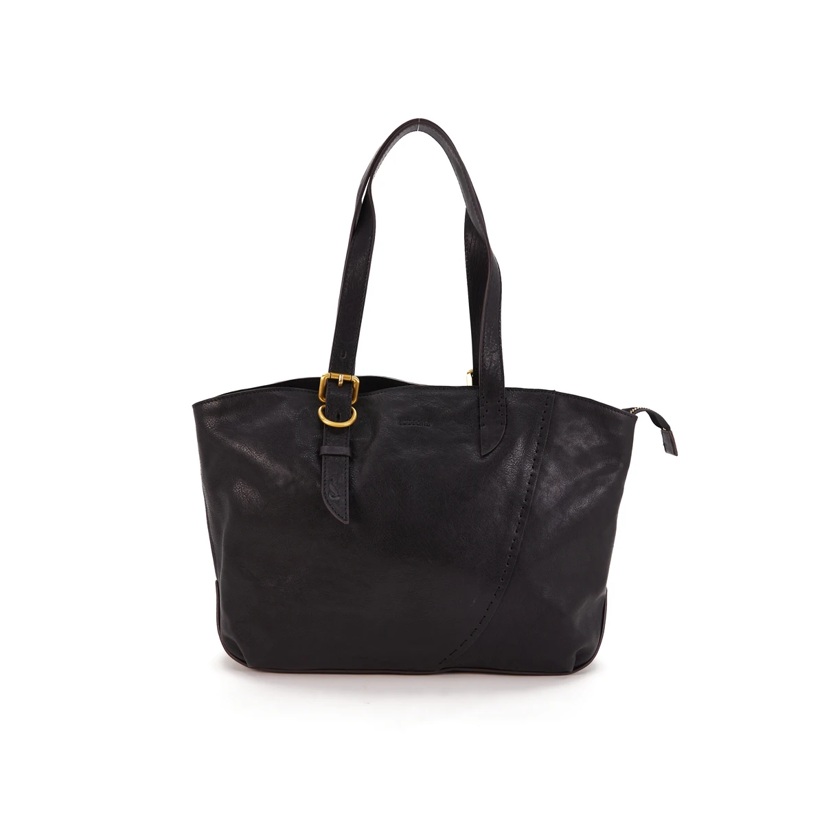 תיק כתף גדול מעור Abbacino ZADA – 30439-30 – black – 1