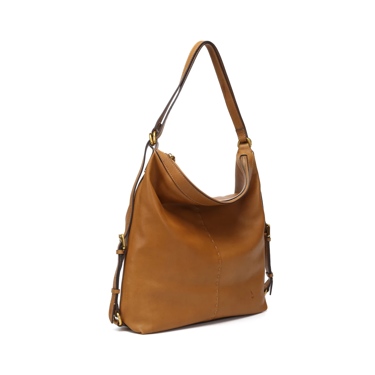 תיק צד / גב גדול מעור Abbacino KIRA – 30450-53 – cognac – 1