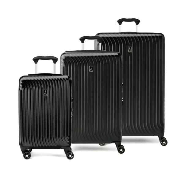 סט מזוודות קשיחות TRAVEL PRO MAXLITE – TRAVEL-MAXLITESET-B01 – black – 1