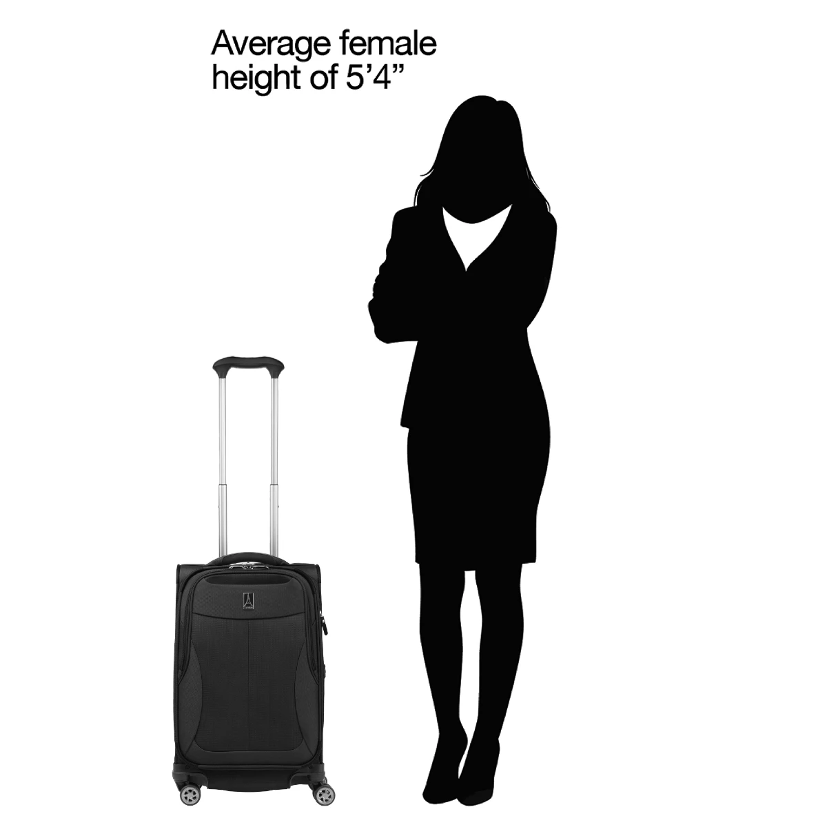 מזוודה קטנה מבד 21" TravelPro WalkAbout – 411226201 – black – 6