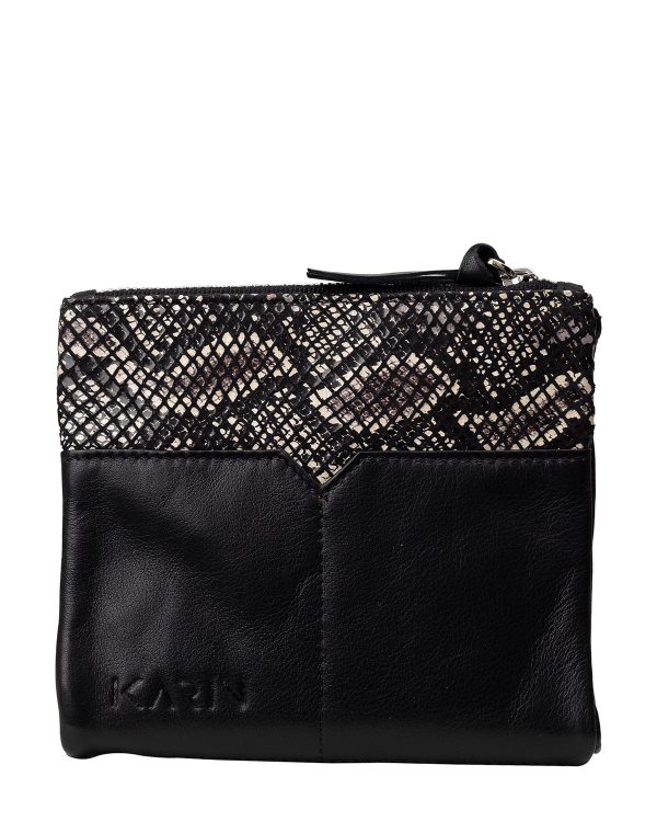 ארנק Karin Kaw02S – 016266--134W – black-snake – 1