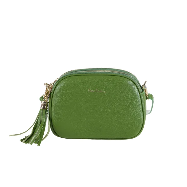 תיק צד קטן מעור Pierre Cardin