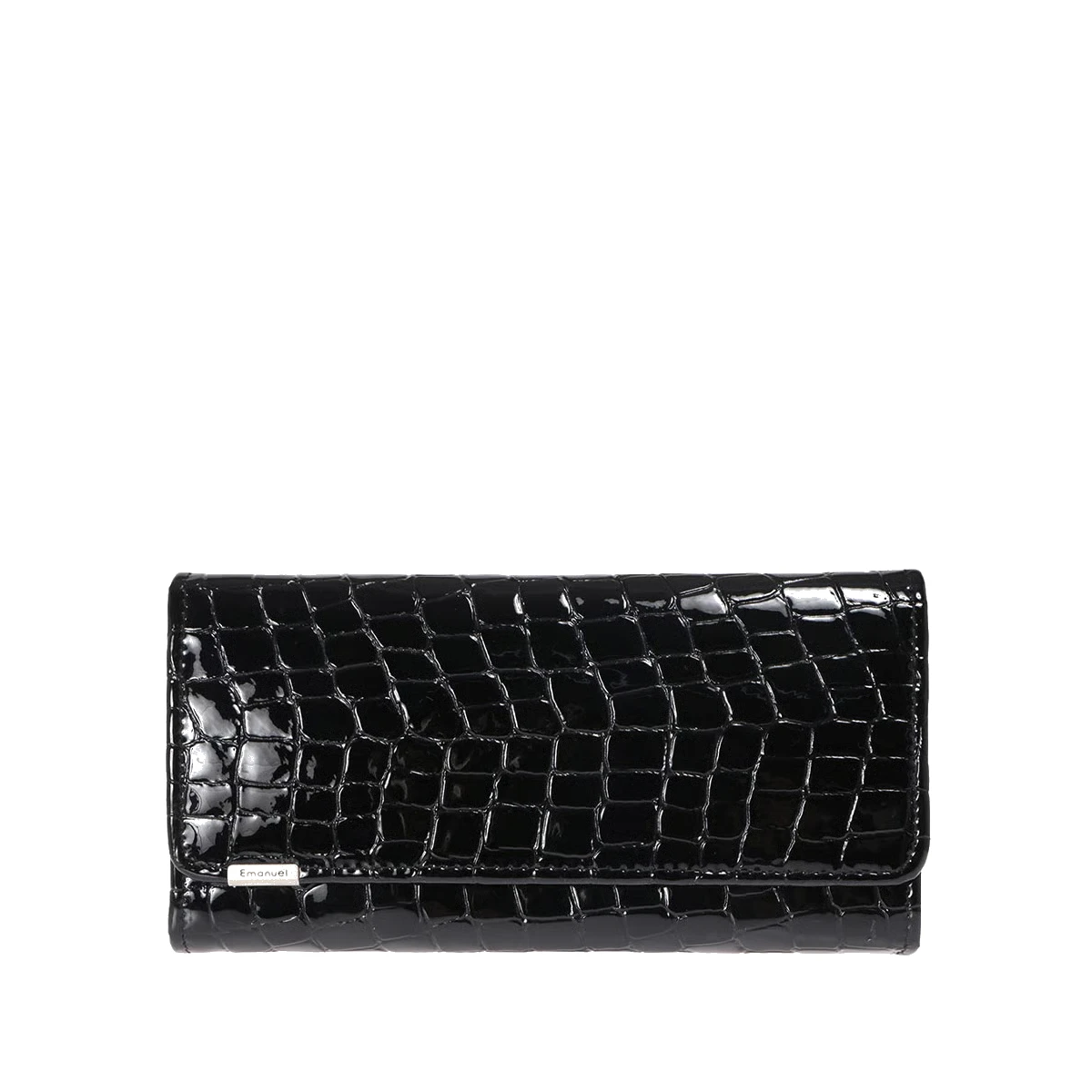 ארנק מעור Emanuel דקלה לק – 51105-1 – שחור – 1