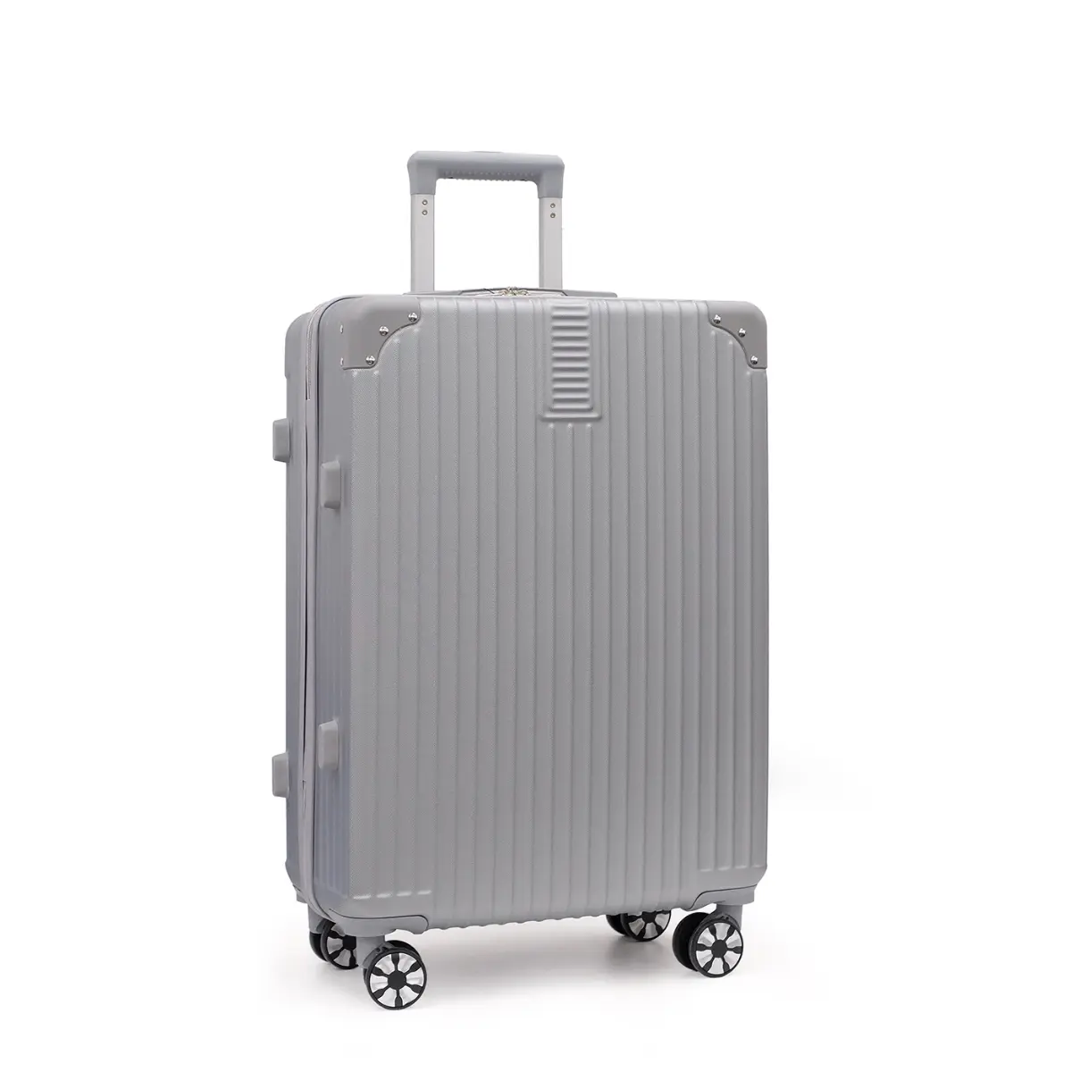 מזוודה קשיחה בינונית LEADER LEGEND – 446913--07 – silver – 1