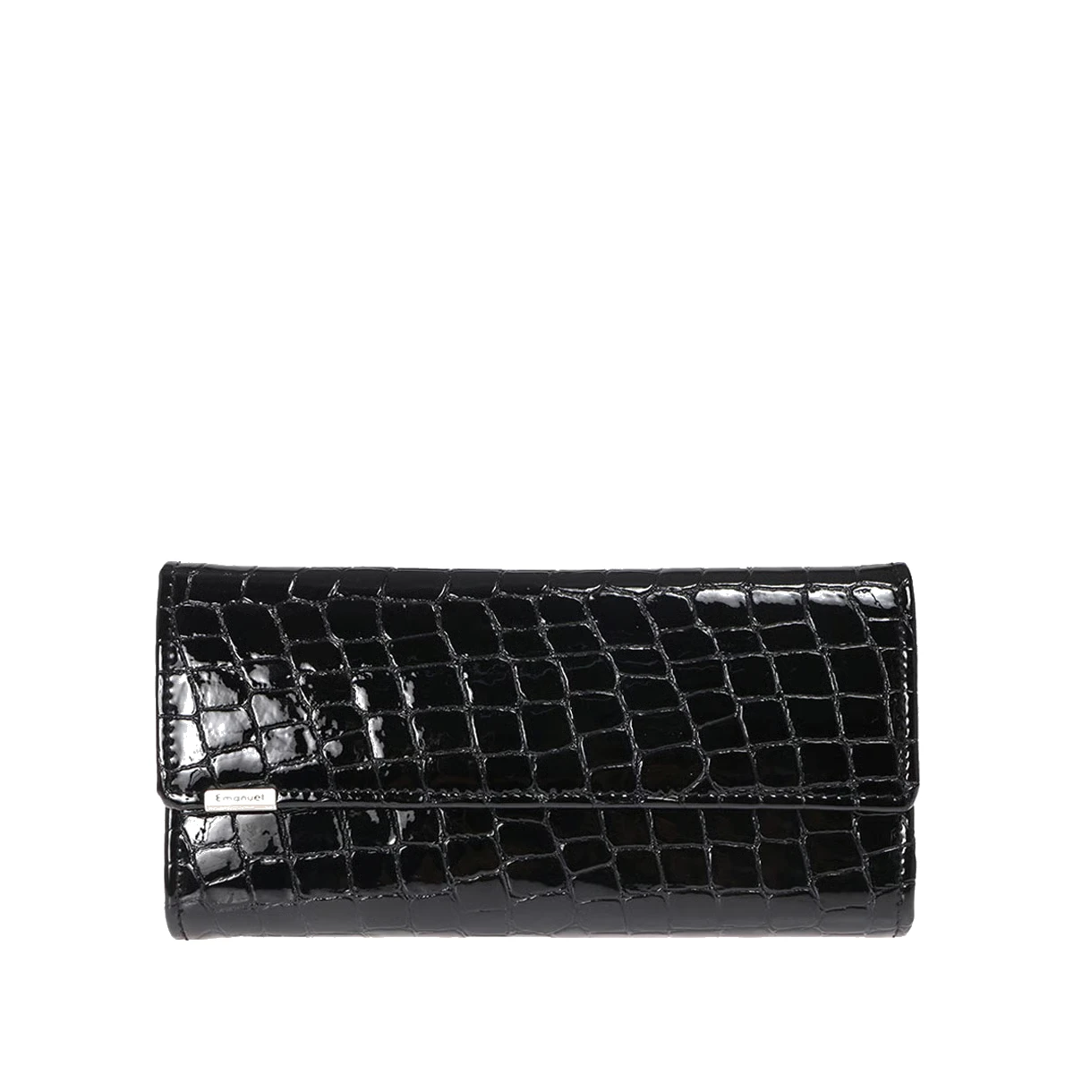 ארנק מעור Emanuel שרה לק גדול – 51176-1 – שחור – 1