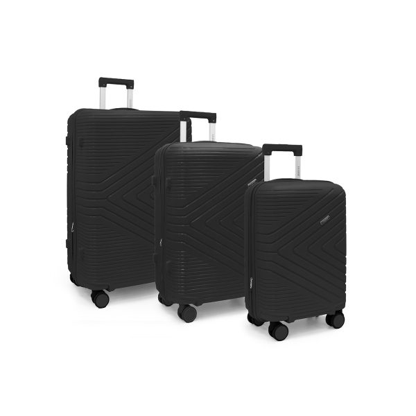 סט מזוודות Leader GALAXY – LEADERSET-51471-4 – black – 1
