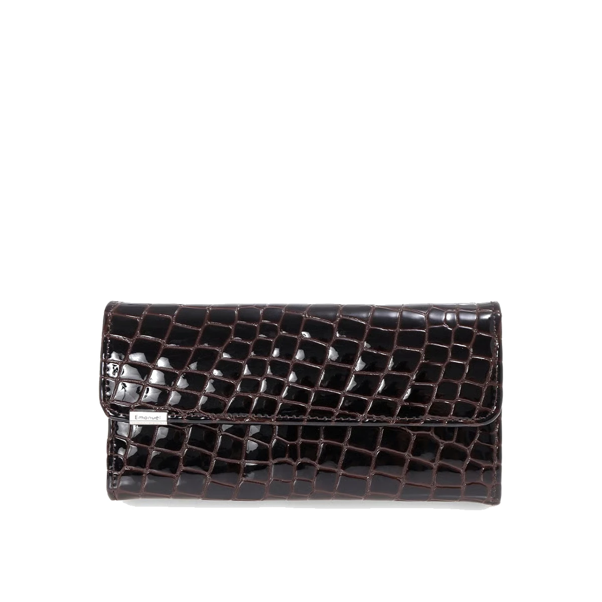 ארנק מעור Emanuel ציפורה – 51813-2 – חום-כהה – 1