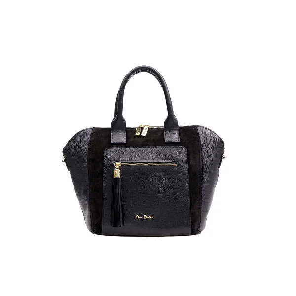 תיק צד גדול מעור Pierre Cardin