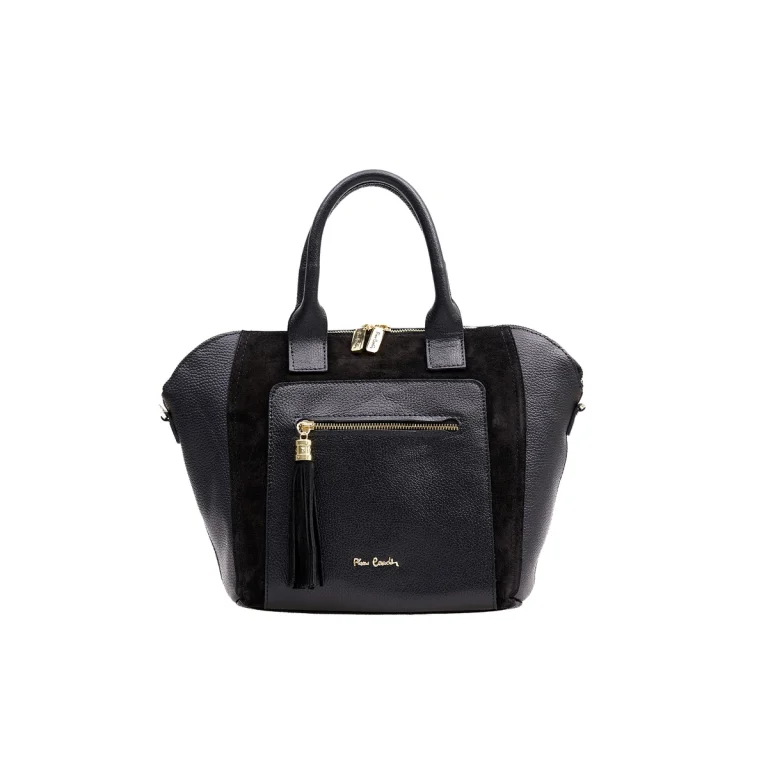 תיק צד גדול מעור Pierre Cardin