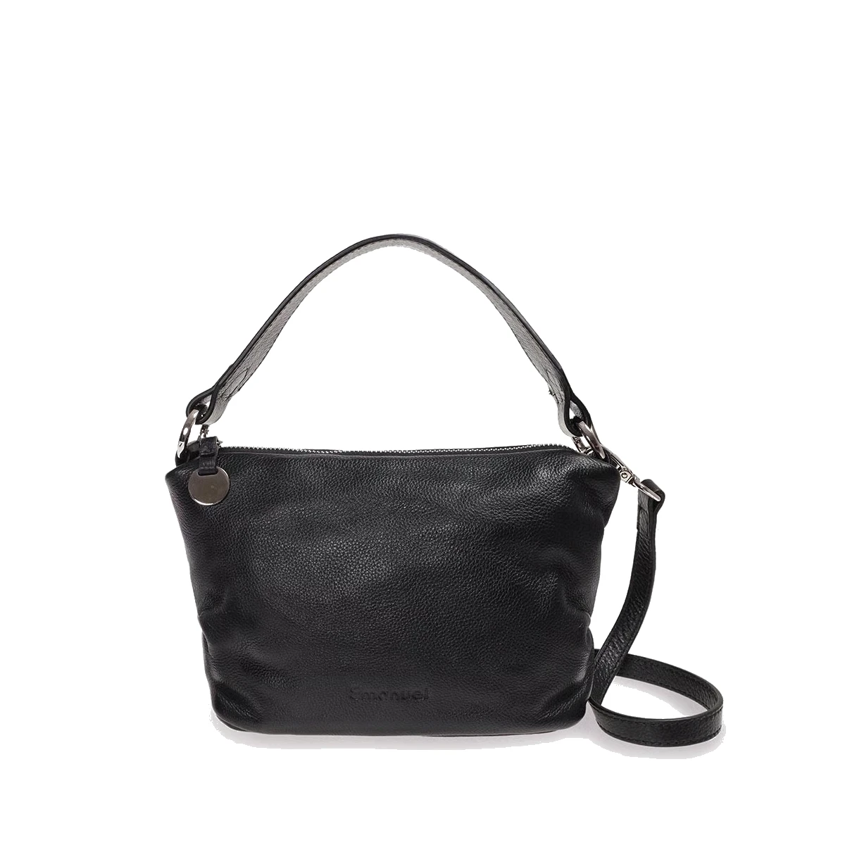 תיק צד מעור Emanuel אמיליה – 55662-1 – שחור – 1