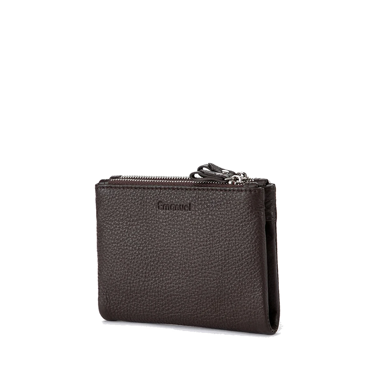 ארנק מעור Emanuel קלאודיה מיני – 6166-2 – חום-כהה – 1