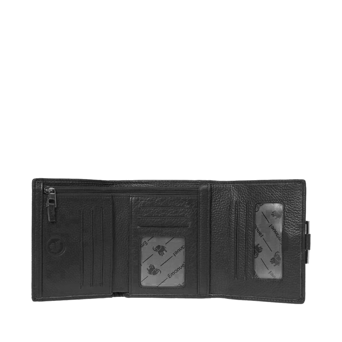 ארנק מעור Emanuel מנהטן קטן – 6182-1 – שחור – 1