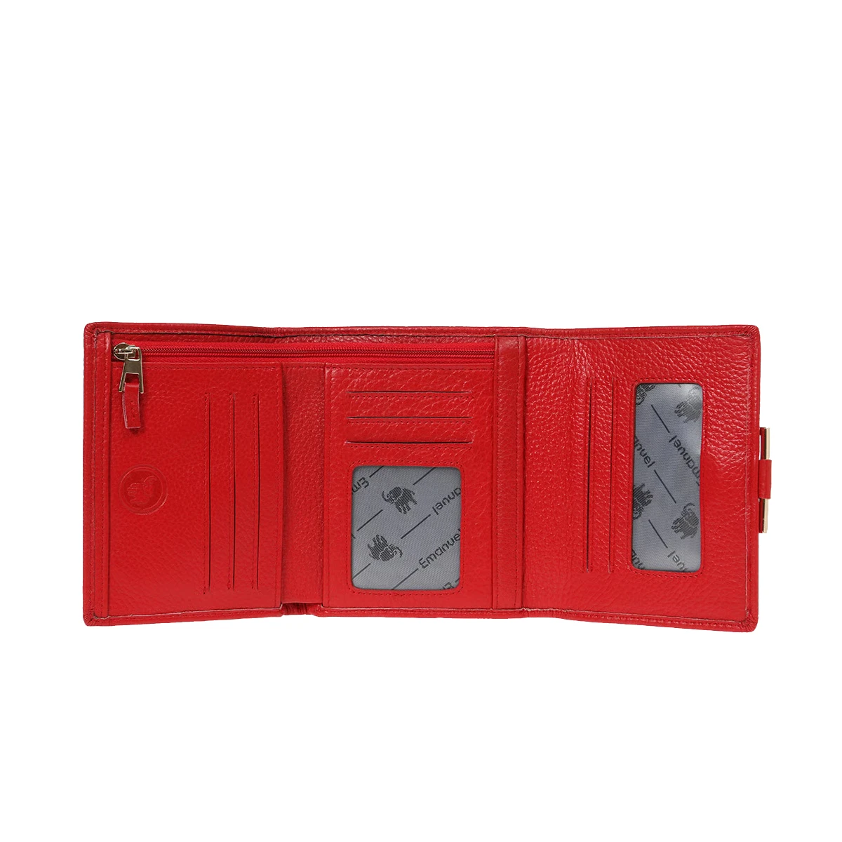 ארנק מעור Emanuel מנהטן קטן – 6182-6 – אדום – 2