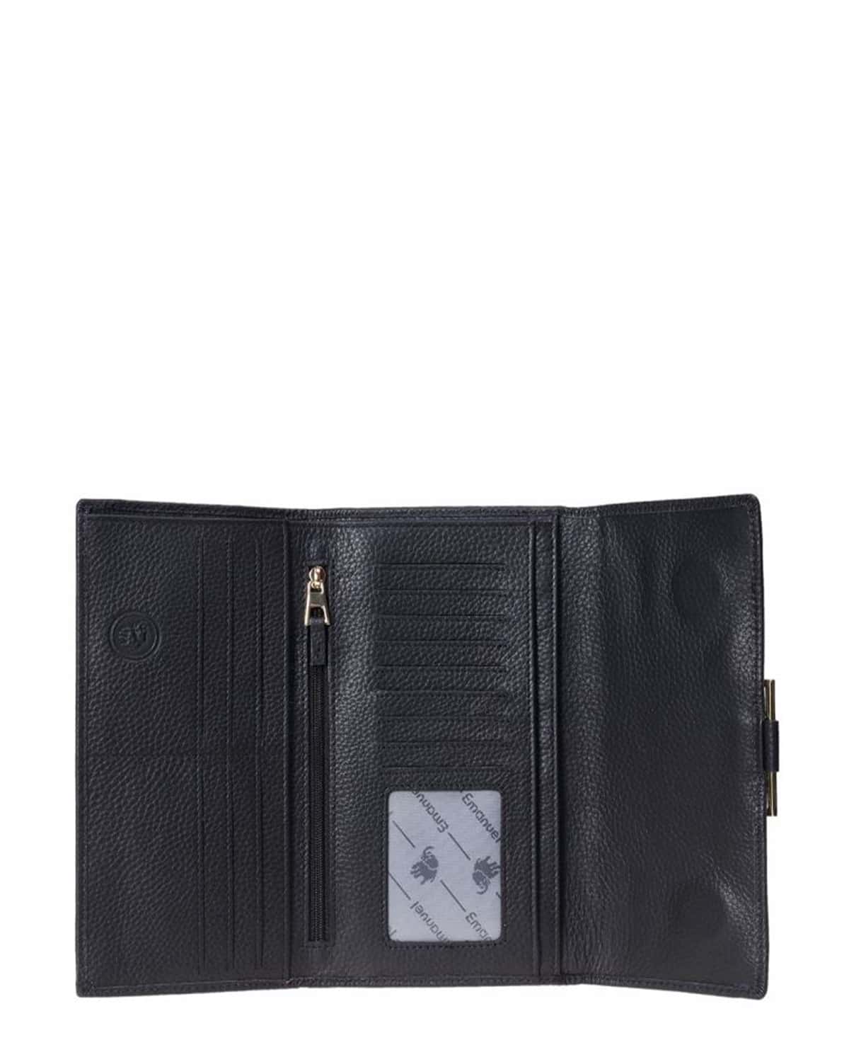 ארנק לאישה 6183 מנהטן בנוני Emanuel – 013848--01 – שחור – 1