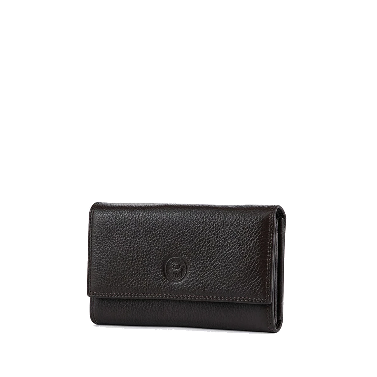 ארנק מעור Emanuel שרה קטן – 6804-2 – חום-כהה – 1