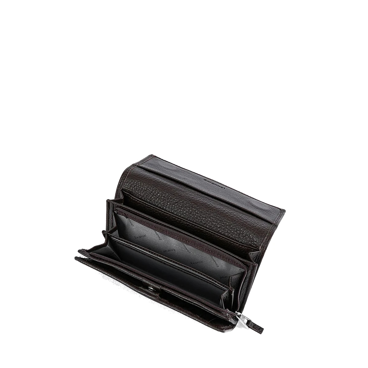 ארנק מעור Emanuel שרה קטן – 6804-2 – חום-כהה – 5