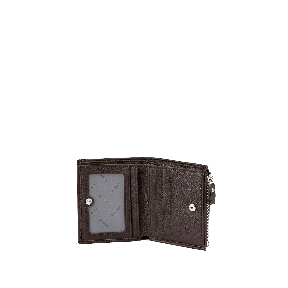 ארנק מעור Emanuel אוסקה – 6819-2 – חום-כהה – 5