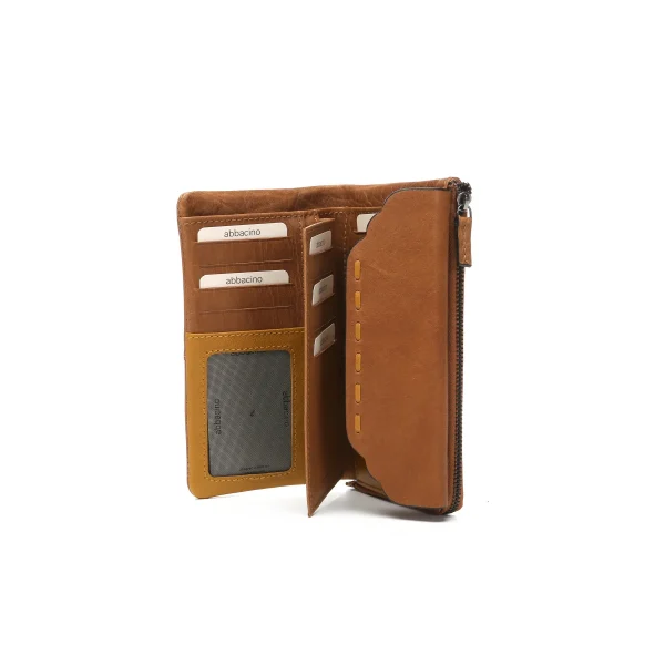 ארנק גדול מעור Abbacino – 71385-53 – cognac – 4