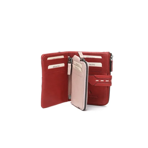 ארנק קטן מעור Abbacino – 71387-70 – red – 4