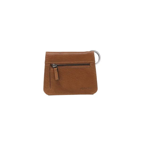 ארנק מטבעות מעור Abbacino – 71388-53 – cognac – 2