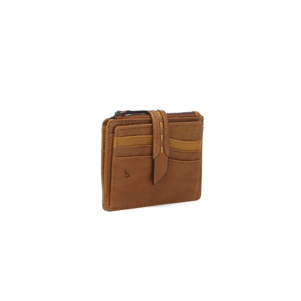 ארנק כרטיסים מעור Abbacino – 71389-53 – cognac – 1