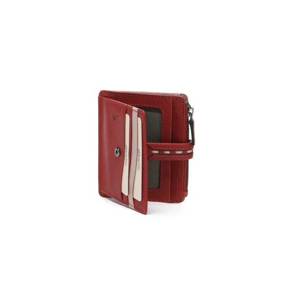 ארנק כרטיסים מעור Abbacino – 71389-70 – red – 4