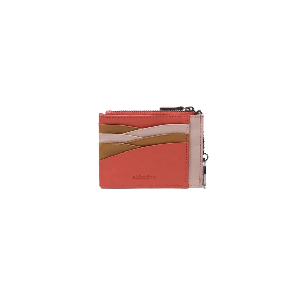 ארנק כרטיסים מעור Abbacino – 71401-71 – koralle – 2