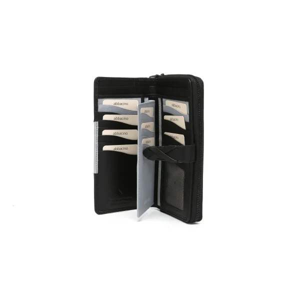 ארנק גדול מעור Abbacino – 71405-30 – black – 4