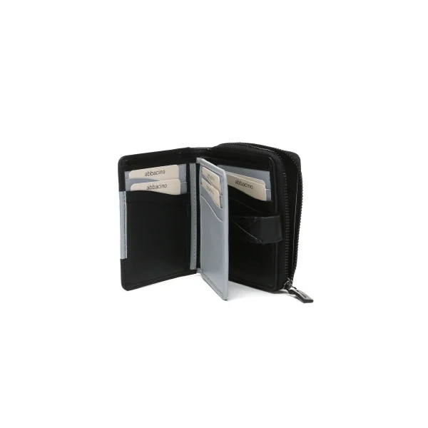 ארנק קטן מעור Abbacino – 71407-30 – black – 4