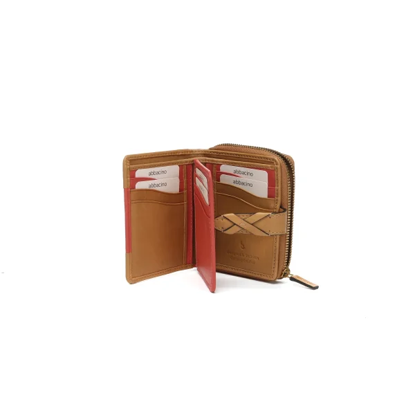 ארנק קטן מעור Abbacino – 71407-53 – cognac – 4