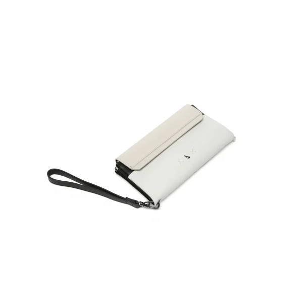 ארנק גדול מעור Abbacino – 71418-40 – white – 3