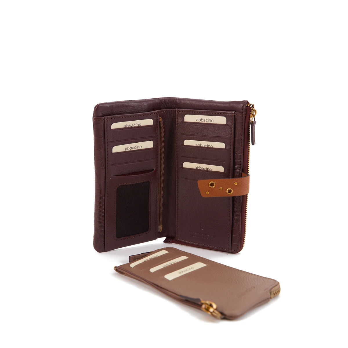 ארנק גדול מעור Abbacino AIDA