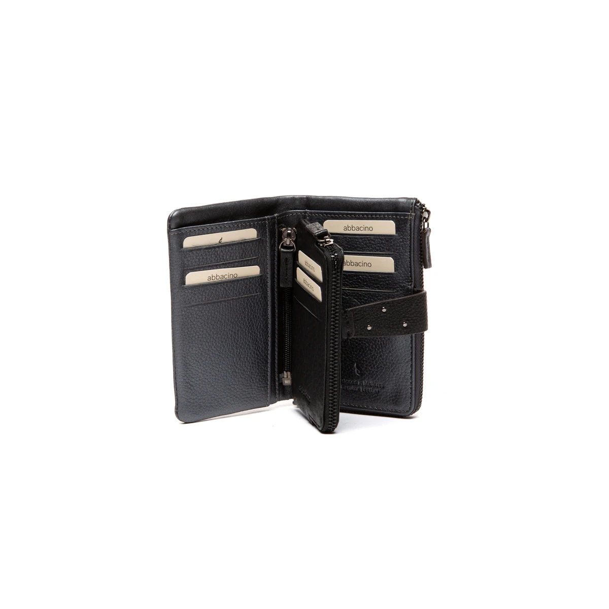 ארנק בינוני מעור Abbacino JARA – 71482-35 – silver – 4