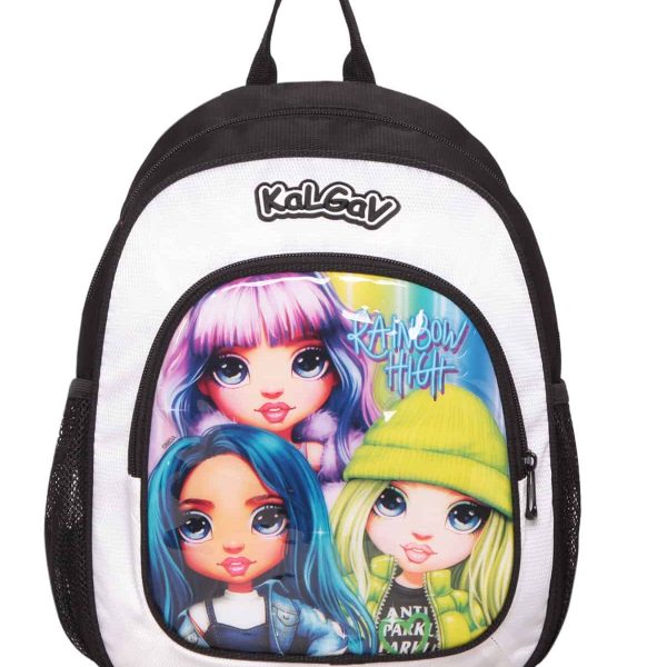 תיק גן נועם שחור/לבן Rainbow High Kal Gav